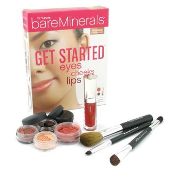 Get Started Eyes Cheeks Lips 8 Piece Collection - # Medium To Tan Complexions