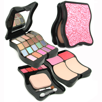 Fashion MakeUp Kit 62201: 2x Powder+ 2x Blush+ 20x Eyeshadow+ 5x Lip Color+ 3x Applicator Pretty Image