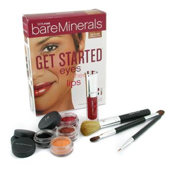 Get Started Eyes Cheeks Lips 8 Piece Collection - # Tan To Deep Complexion