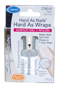 Hard As Nails Hard As Wraps Nail Gel # 2780-01 Clear/Top Coat Sally Hansen Image