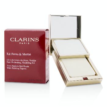 Pore-Perfecting-Matifying-Kit-with-Blotting-Papers-Clarins