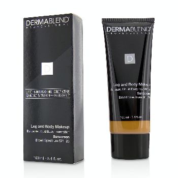 Leg-and-Body-Make-Up-Buildable-Liquid-Body-Foundation-Sunscreen-Broad-Spectrum-SPF-25---#Tan-Golden-65N-Dermablend