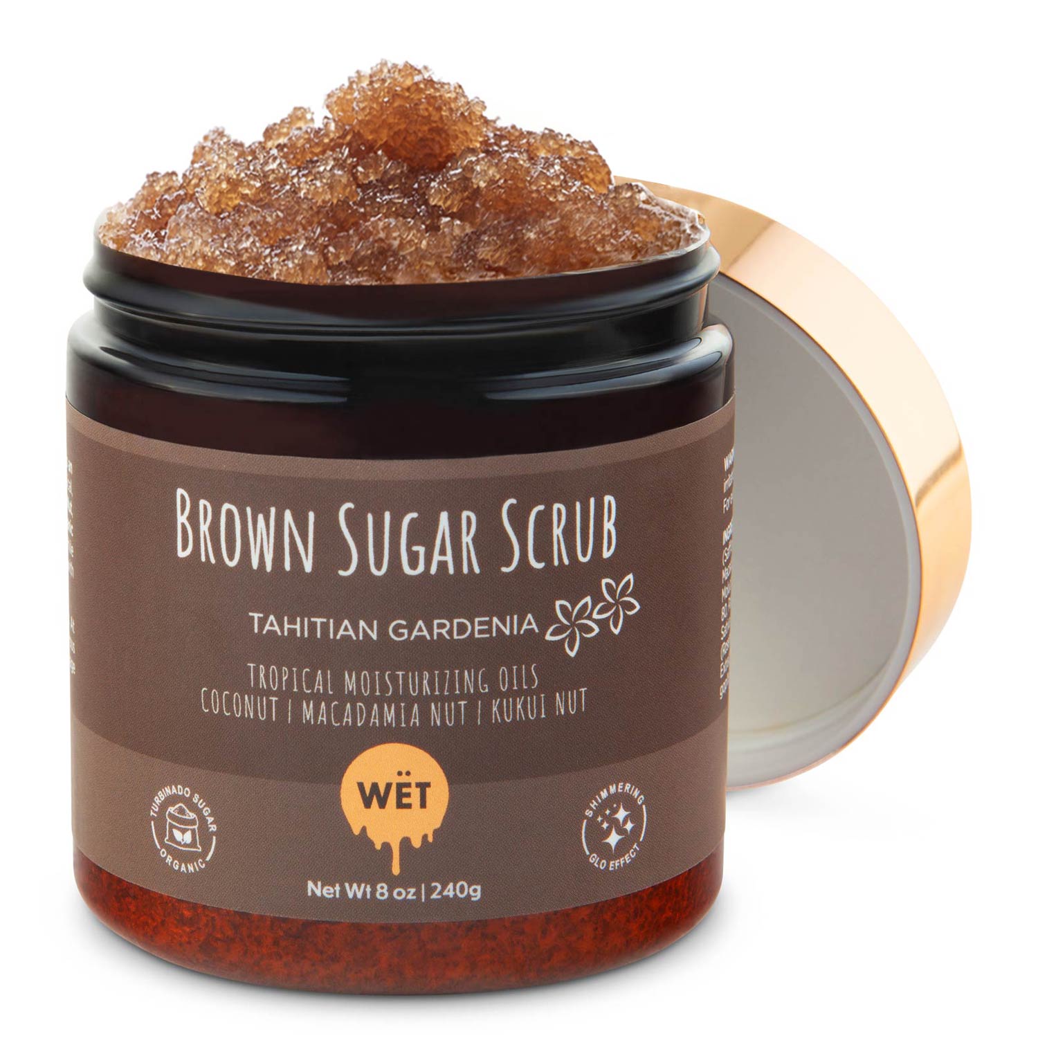 Tropical-Glo-Brown-Sugar-Shimmer-Scrub---Tahitian-Gardenia-WËT