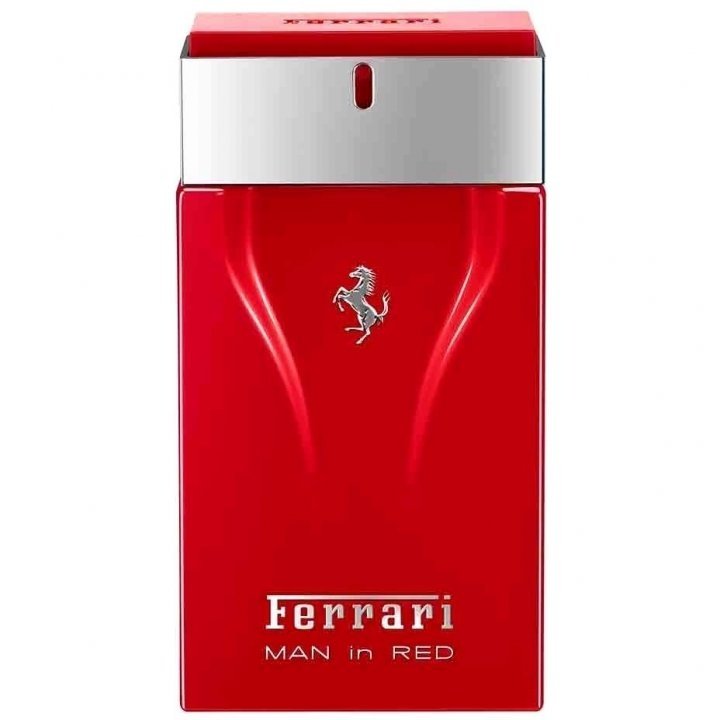 Ferrari Man In Red Ferrari Image