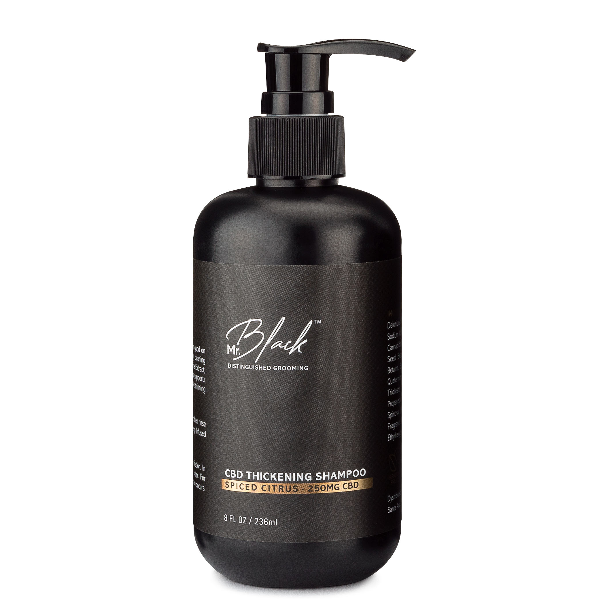 CBD Thickening Shampoo - Spiced Citrus Mr. Black Image