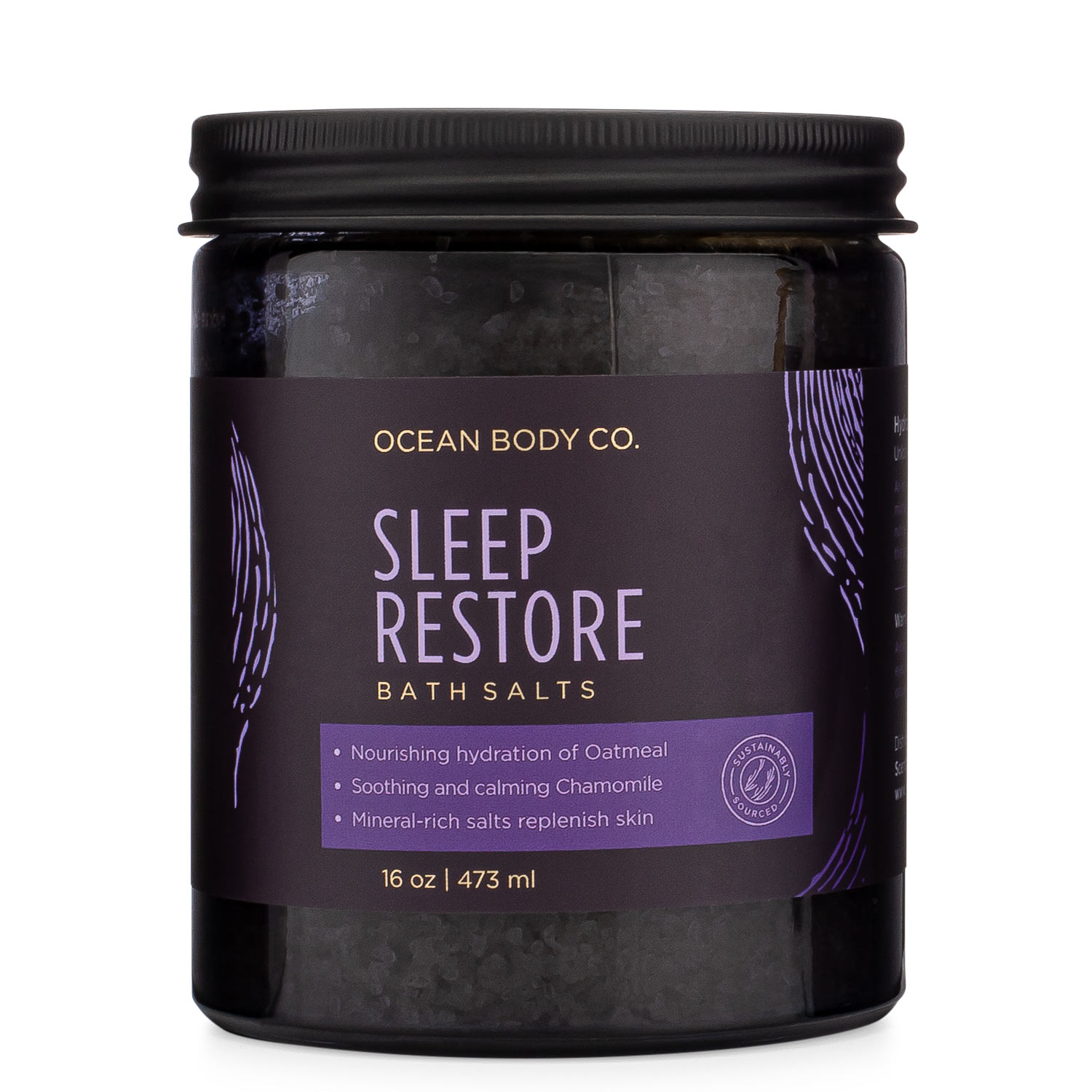 Sleep Restore Bath Salts Ocean Body Co. Image