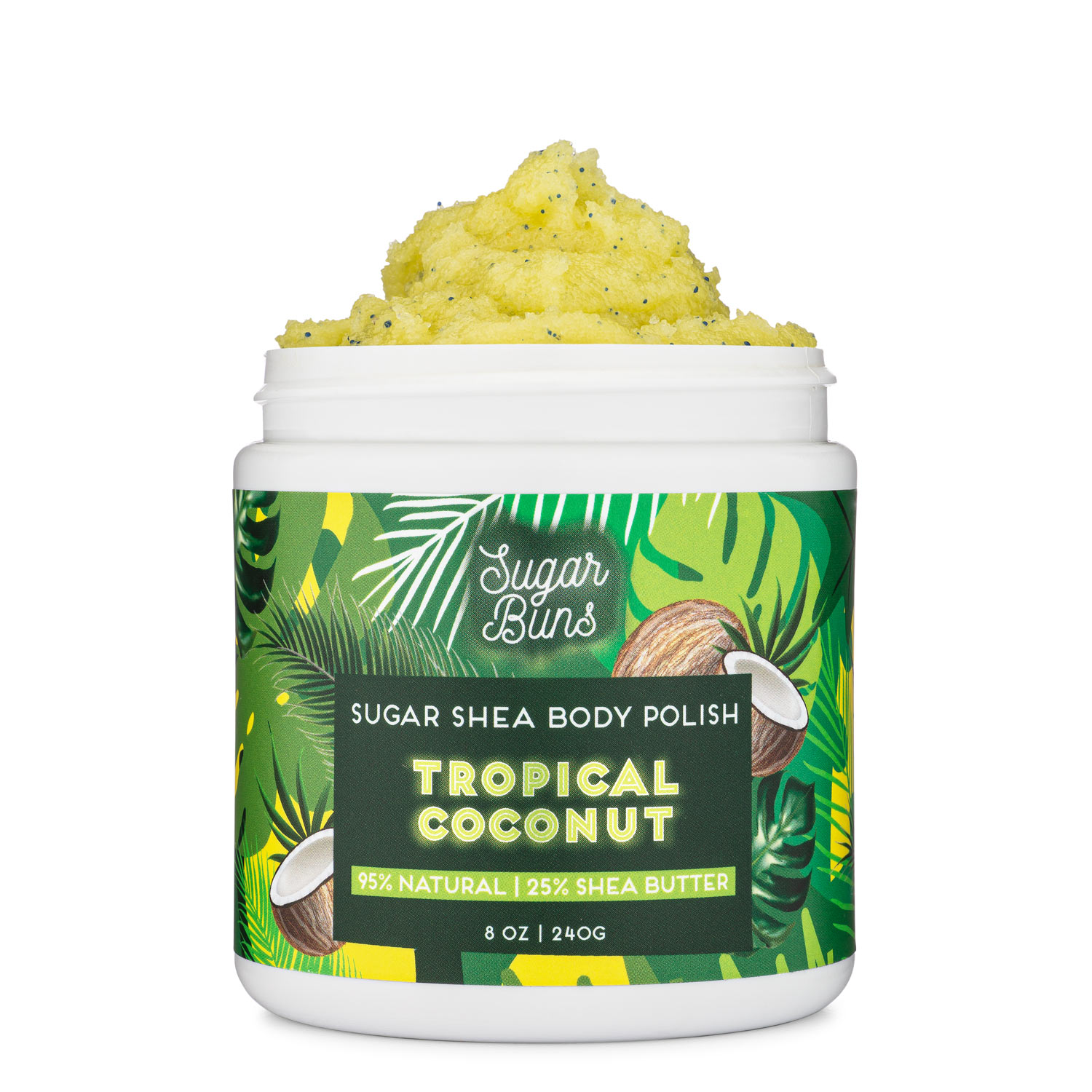 Sugar Shea Body Polish - Tropical Coconut Sugar Buns Image