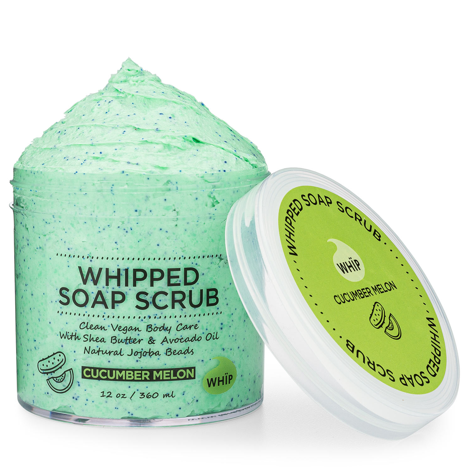 Whipped Soap Scrub - Cucumber Melon WHÏP Image