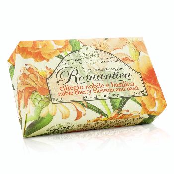 Romantica Sensuous Natural Soap - Noble Cherry Blossom  Basil perfume