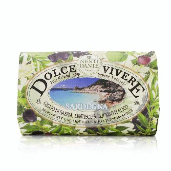 Dolce Vivere Fine Natural Soap - Sardegna - Myrtle Nectar Lentiscus  Helycrisum Shrub perfume