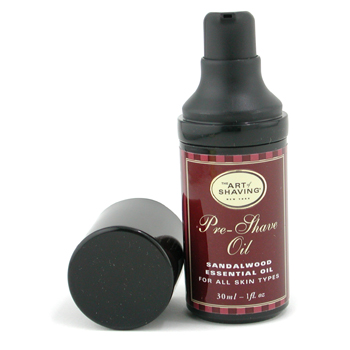 Pre Shave Oil - Sandalwood Essential Oil ( Travel SizePump For All Skin Types ) The Art Of Shaving Image