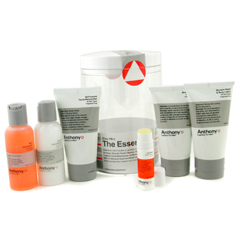 Logistics For Men The Essentials Kit:  Cleanser + Mositurizer + Lip Blam + Shave Cream + Body Cleansing Gel + Body Lotion