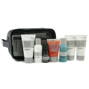 Logistics For Men Gifted Grooming: Cleanser + Facial Scrub + Pre-Shave Oil + Shave Cream + After Shave Balm + Body Scrub +...