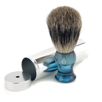 Travel Brush Fine With Canister - Blue EShave Image