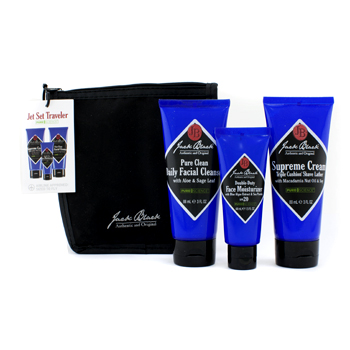 Summer Skin Saver Set: Facial Cleanser + Oil Control Lotion + Sun Guard + Bag