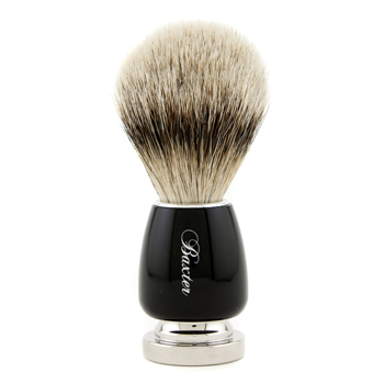Baxter Badger Hair Shave Brush - Silver Tip (Black) Baxter Of California Image
