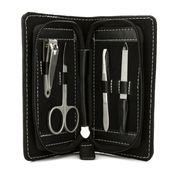 Logistics For Men The Took Kit: Tweezer + Nail Clipper + Nail File + Grooming Scissors + Bag Anthony Image