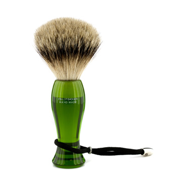 Finest Badger Long Shaving Brush - Green EShave Image