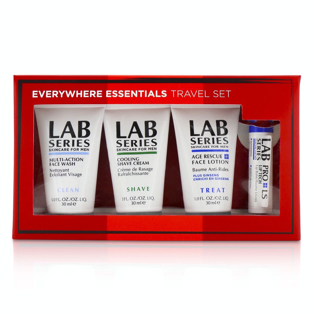 Lab Series Travel Set: Multi-Action Face Wash 30ml + Face Lotion 30ml + Shave cream 30ml + Lip Balm 4.3g Aramis Image