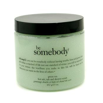 Be Somebody Green Tea Hot Salt Tub & Shower Scrub Philosophy Image