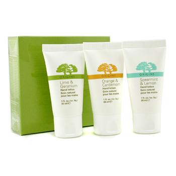 Hand Therapy: 3x Hand Lotion 30ml/1oz Origins Image