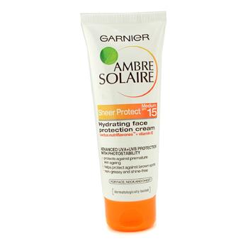 Ambre Solaire Hydrating Face Protection Cream SPF15 Garnier Image