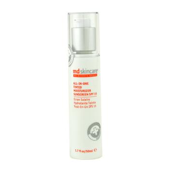 All-in-One Tinted Moisturizer Sunscreen SPF 15 - Dark ( Tube ) MD Skincare Image