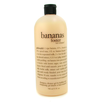 Banana Foster Ice Cream Shampoo Shower Gel & Bubble Bath Philosophy Image