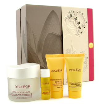 Anti-Ageing Skincare Programme: Aromessence Iris + Rich Cream + Energising Gel + Gel Cream Mask Decleor Image