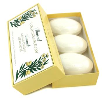 Almond Cold Cream Soap Trio Caswell Massey Image