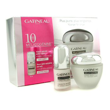 10th Anniversary Set: Melatogenine Day & Night Cream 50ml/1.7oz + Melatogenine Serum 15ml/0.5oz Gatineau Image