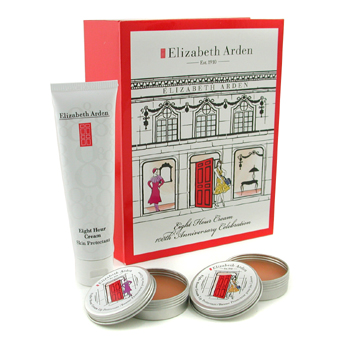 Eight Hour Cream 100th Anniversary Celebration Set: Skin Protectant 50g + 2x Cream Lip Protectant 12.6g Elizabeth Arden Image