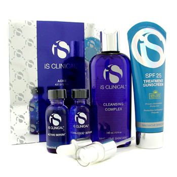 Acne Kit System: Cleansing Complex + Active Serum + Hydra-Cool Serum + Treatment Sunscreen