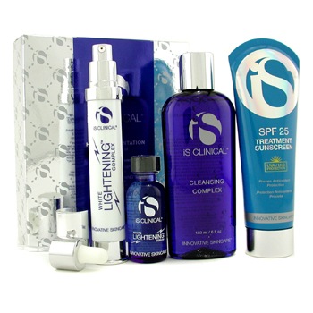 Hyperpigmentation Kit System: Cleansing Complex + Lightening Complex + Lightening Serum + Treatment Sunscreen