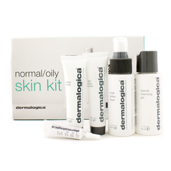 Normal/ Oily Skin Kit: Cleansing Gel + Toner + Scrub + Moist + Eye Care + PreCleanse