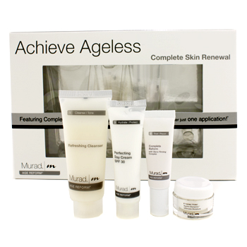 Achieve Ageless Complete Skin Renewal Kit: Cleanser + Day Cream + Complete Reform + Ultimate Moisture Murad Image
