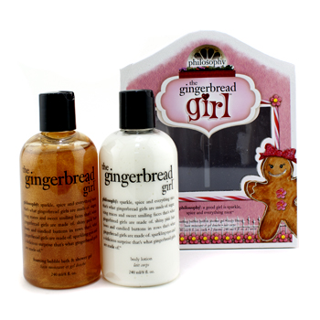 The Gingerbread Girl Duo: The Gingerbread Girl Duo: Shower Gel 240ml + Body Lotion 240ml