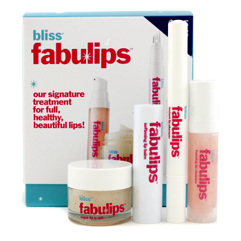 Fabulips Treatment Kit: Lip Cleanser + Lip Scrub + Lip Plumper + Lip Balm