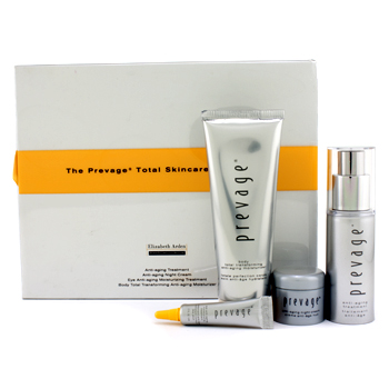 The Prevage Total Skincare Collection: Moisturizer 75ml + Anti-Age Treatment 30ml + Night Cream 7g +