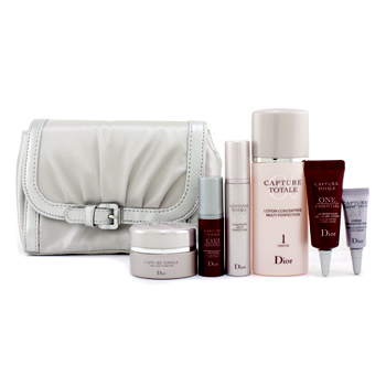 Capture Totale Travel Set: Lotion + Creme + Serum + One Essential + Eye Essential + Eye Creme + Bag Christian Dior Image