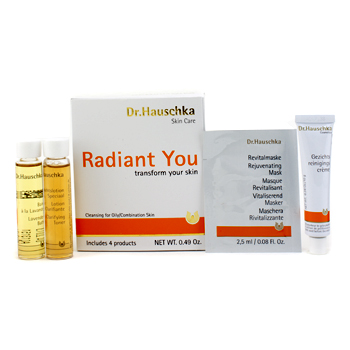 Radiant You Kit (Oily/Combination): Cleansing Cream + Clarifying Toner + Lavender Bath + Rejuvenating Mask