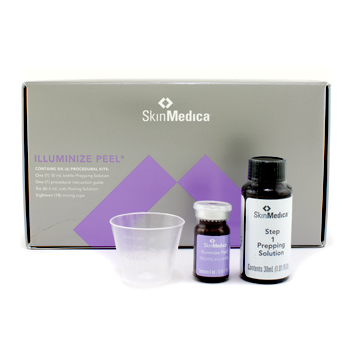Illuminize Peel Multi Pack: Prepping Solution + 6x Peeling Solution + 18x Cups + Instruction Guide Skin Medica Image