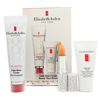 Eight Hour Cream Beauty Must-Haves Set: Skin Protectant + Hand Treatment + Lip Protectant Stick Elizabeth Arden Image