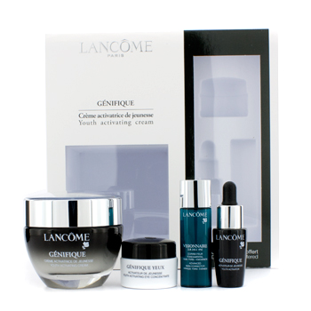 Genifique Youth Activating Cream Set: Activating Cream 50ml + Youth Activator 7ml + Skin Corrector 7ml + Eye Concentrate 5ml Lancome Image