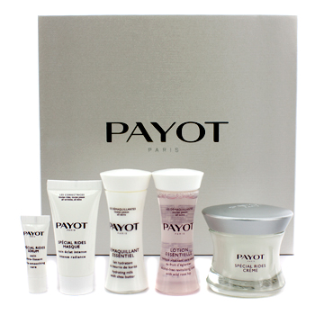 Payot Set: Rides Creme + Demaquillant Essentiel + Lotion Essentielle  + Masque + Serum Payot Image