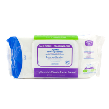 Dermo-Soothing Wipes - Fragrance Free Mustela Image