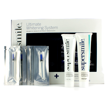 Ultimate Whitening System: Toothpaste 50g/1.75oz + Accelerator 34g/1.2oz + Activating Rods 8rods Supersmile Image