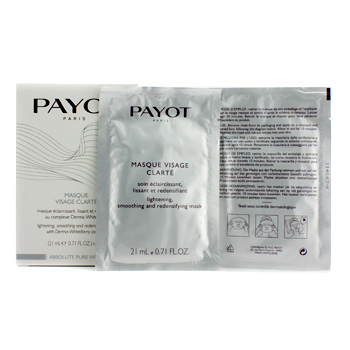 Absolute Pure White Masque Visage Clarte Lightening Smoothing And Redensifying Mask Payot Image