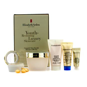 Youth-Restoring Luxury Skincare: Moisture Cream 50ml + Cleanser 30ml + Night Cream 15ml + Eye Cream 5ml + Gold Treatment 3.2ml