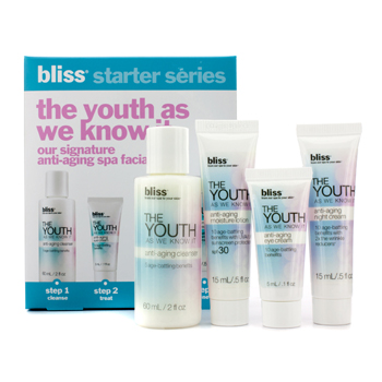 The Youth As We Know It Starter Kit: Cleanser + Moisture Lotion + Night Cream + Eye Cream